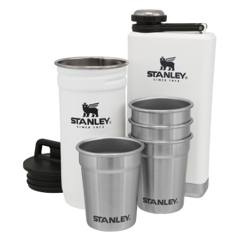Набор: стопки STANLEY ADVENTURE 0,59L + фляга STANLEY ADVENTURE 0,23L 10-01883-036 белый